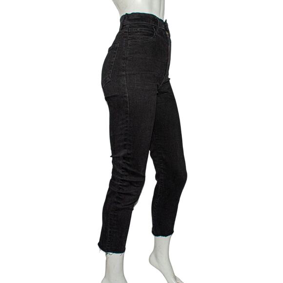 SLVRLAKE Beatnik High-Rise Denim Jeans in Black Size 25 - Picture 5 of 12